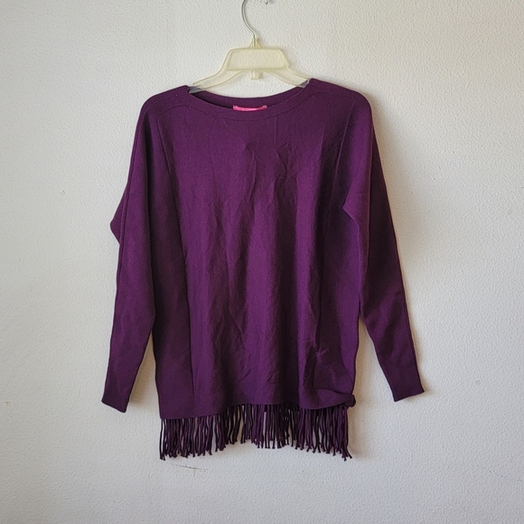 Lilly Pulitzer Tops - Lilly Pulitzer Glenda Sweater Vibrant Purple